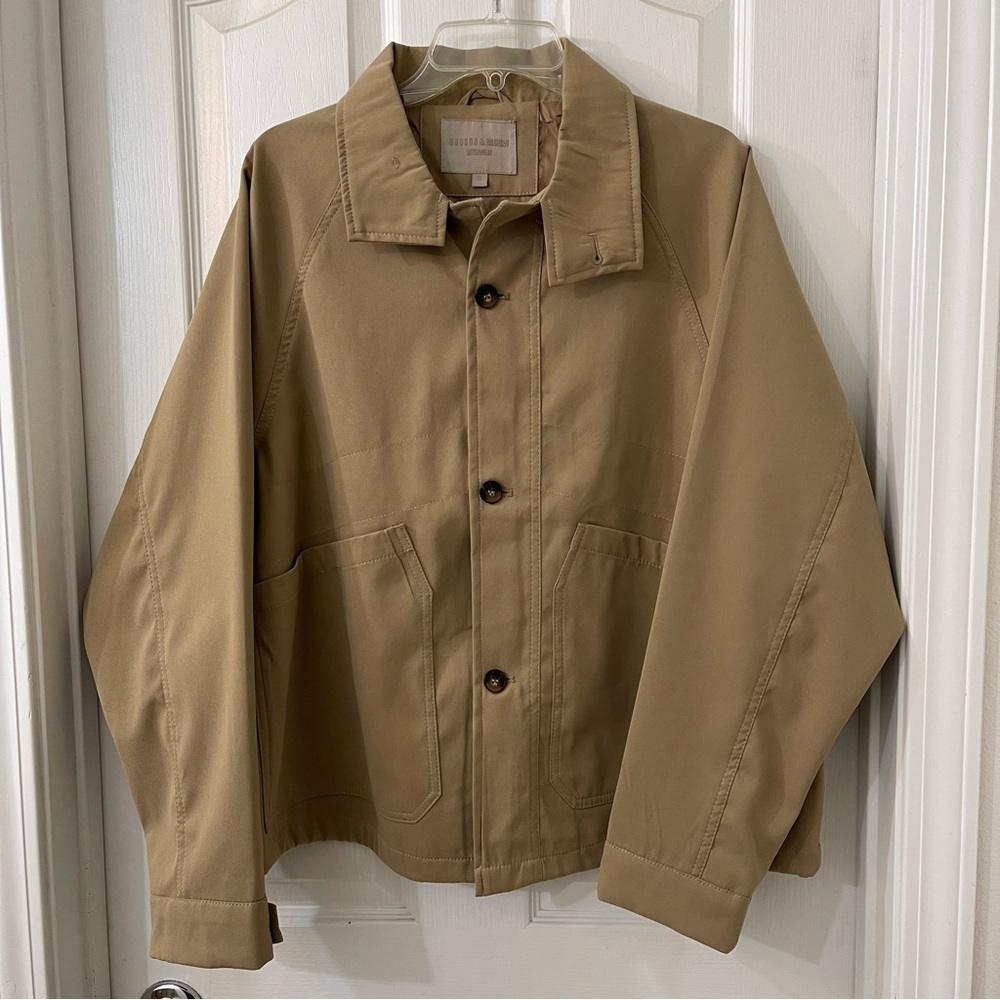 Hudson and Barrow Lightweight Oversized Jacket - Corn Stalk.  Mens: Small.